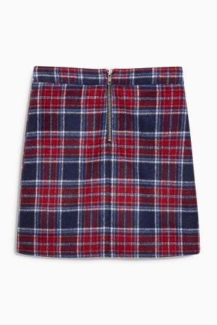 Red/Blue Check A-Line Skirt (3-16yrs)